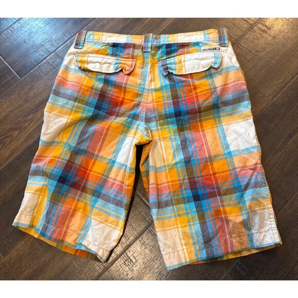 Tommy Hilfiger Plaid Shorts Boy's Size 18 - Picture 2 of 5
